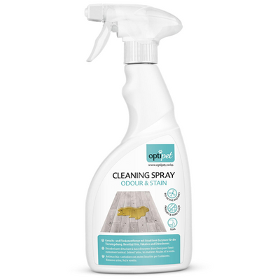 Optipet Cleaning Spray Odour & Stain, 500ml - MyStetho Veterinary