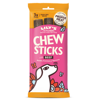 Lily's Kitchen Chew Sticks Beef  120g - MyStetho Veterinary