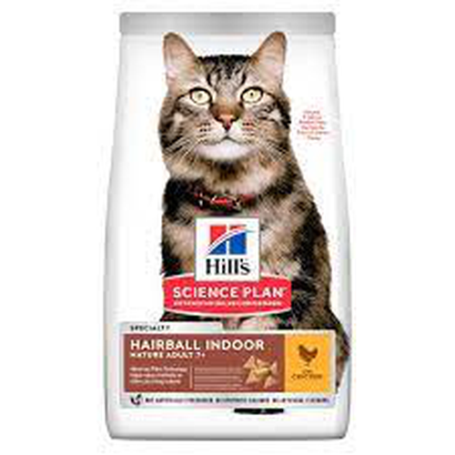 Hill's Science Plan Hairball Indoor Mature Adult 7+ Chicken 2.5 kg - MyStetho Veterinary