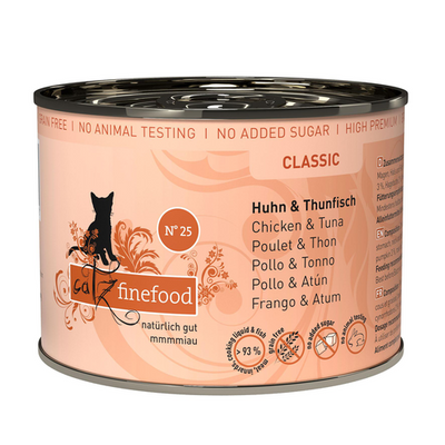 Catz Finefood No. 25 avec poulet &amp; thon, 200g - MyStetho Veterinary