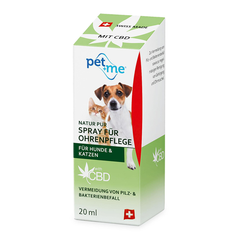 Pet+me Spray p.le soin des oreilles,20ml - MyStetho Veterinary