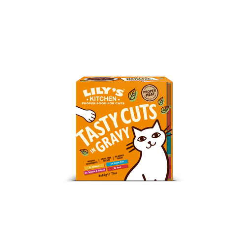 Lily's Kitchen Tasty Cuts in Gravy Tins Multipack (8x85g) - MyStetho Veterinary