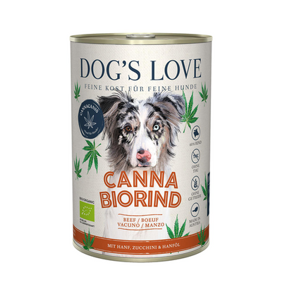 Dog&#039;s Love Canna BIO Bœuf &amp; canvre 400g - MyStetho Veterinary