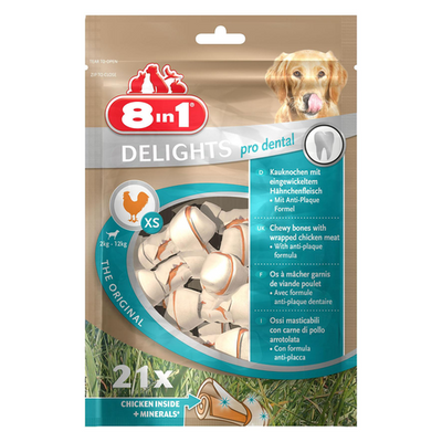 8in1 Delights Pro Dental os à mâcher - MyStetho Veterinary