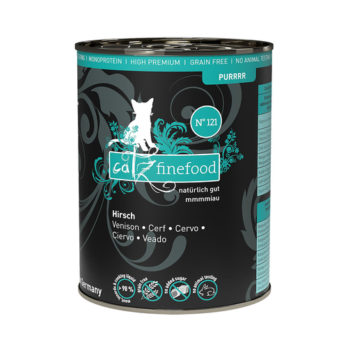 Catz Finefood Purrrr No. 121 avec cerf, 400g - MyStetho Veterinary