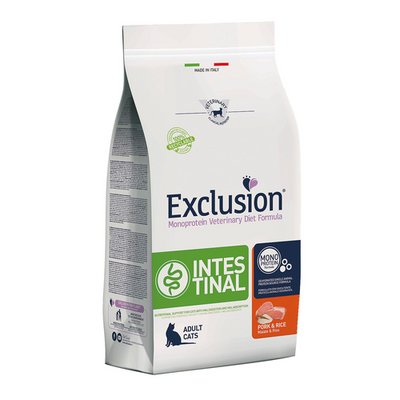 Exclusion Cat VET INTESTINAL Pork &amp; Rice - MyStetho Veterinary