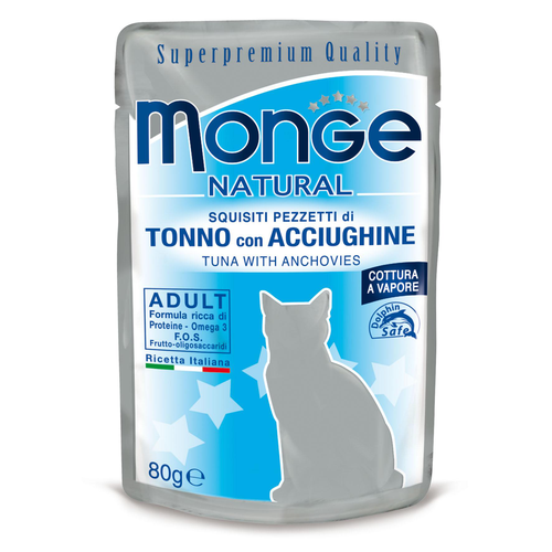 Monge Natural Cat Thon avec anchois - MyStetho Veterinary