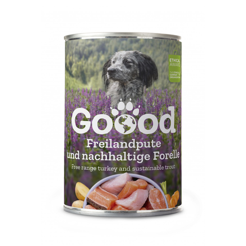 Goood Canine Senior Dinde élevée en plein air et truite d’aquaculture durable  400 g - MyStetho Veterinary