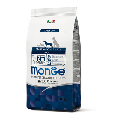 Monge Daily Line – Adult Medium poulet - MyStetho Veterinary