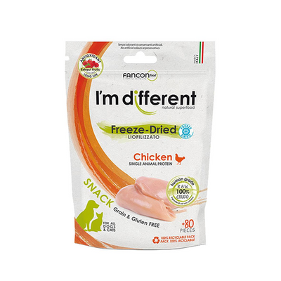 I&#039;m different Snack Treats Chicken 40g - MyStetho Veterinary