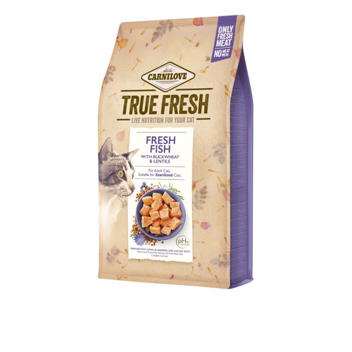 Carnilove Feline Adulte True Fresh - Poisson frais 4,8kg - MyStetho Veterinary