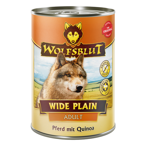 Wolfblut Canine Wide Plain Quinoa - cheval avec Quinoa 395g - MyStetho Veterinary