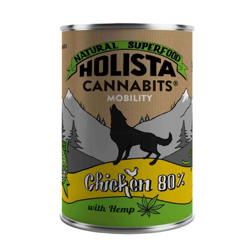 Sparrow Nassfutter Dog Holista CannaBits Mobility Poulet 400g - MyStetho Veterinary