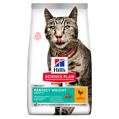 Hill's Science Plan Perfect Weight Adult Chicken 1.5 kg - MyStetho Veterinary