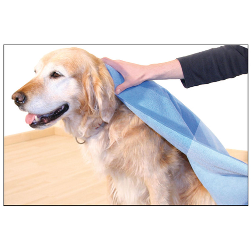 Swisspet chiffon microfibres, Taille S: 61x74cm, bleu - MyStetho Veterinary