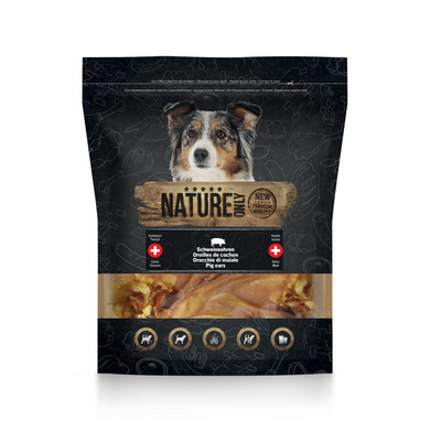 Nature Only Oreilles de cochon 230g - MyStetho Veterinary