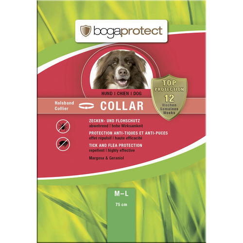 bogaprotect collier anti-parasitaire M-L pour chiens 75 cm - MyStetho Veterinary