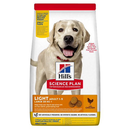 Hill's Science Plan Light Large Breed Adult Chicken 14 kg - MyStetho Veterinary