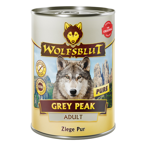 Wolfblut Canine Adult Grey Peak Pure - chèvre 395g - MyStetho Veterinary