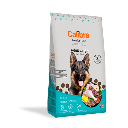 Calibra Premium  Canine Adult Large Breed poulet 12kg - MyStetho Veterinary