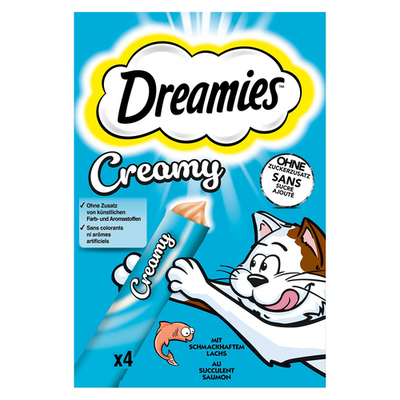 Dreamies Dreamies Creamy Snacks Saumon - MyStetho Veterinary