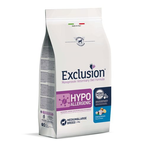 Exclusion Dog VET Adult Med&La Fish 12kg - MyStetho Veterinary