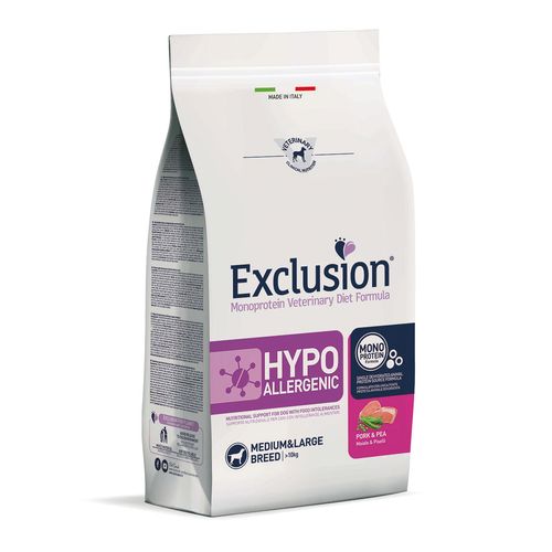 Exclusion Dog VET Adult Med&Lar Pork 2kg - MyStetho Veterinary