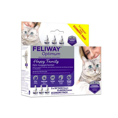 Feliway Optimum triopack recharge 3x48 ml - MyStetho Veterinary