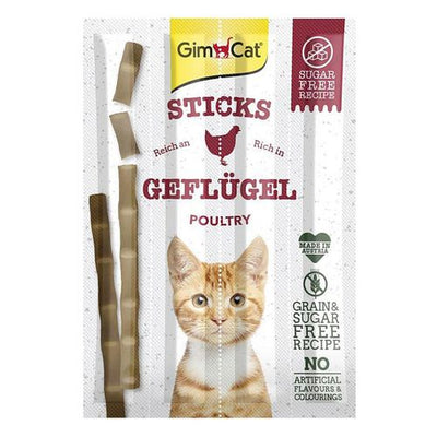GimCat Sticks à la volaille, 4pcs. - MyStetho Veterinary