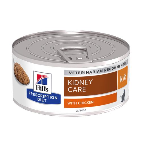 Hill's Prescription Diet k/d Chicken can 156 g - MyStetho Veterinary