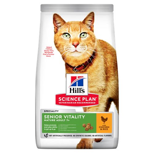 Hill's Science Plan Senior Vitality Mature Adult 7+ Chicken 7 kg - MyStetho Veterinary