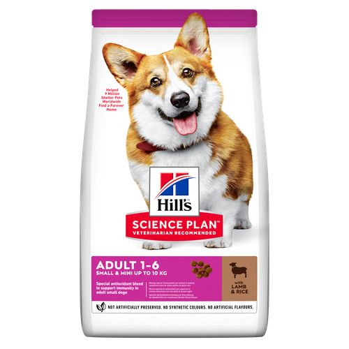 Hill's Science Plan Small & Mini Adult Lamb and Rice 1.5 kg - MyStetho Veterinary