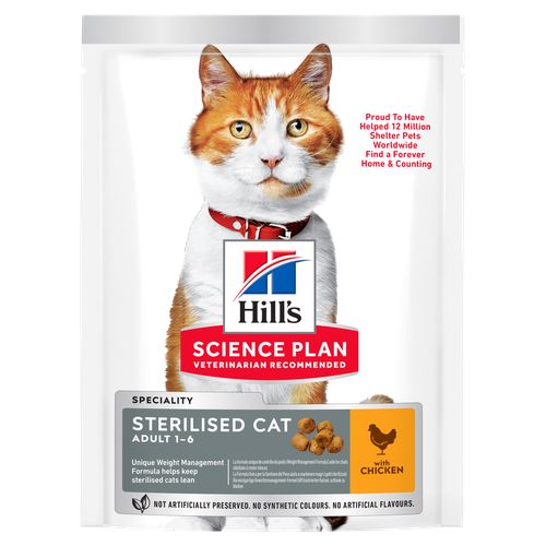 Hill's Science Plan Sterilised Cat Adult Chicken 1.5 kg - MyStetho Veterinary