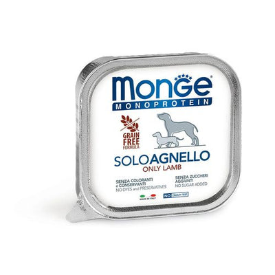 Monge Monoprotéine GF Patè Agneau - MyStetho Veterinary