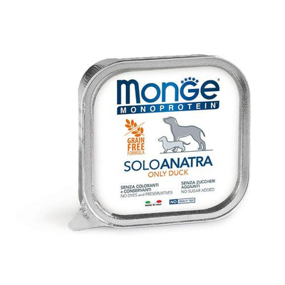 Monge Monoprotéine GF Patè Canard - MyStetho Veterinary