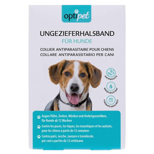 Optipet collier anti-vermine pour chiens, noir - MyStetho Veterinary