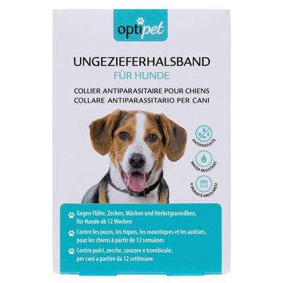 Optipet collier anti-vermine pour chiens, noir - MyStetho Veterinary