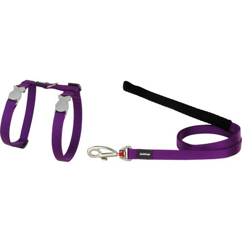 RD Cat Harness&Lead Classic Purple XS 12 Neck 21-35cm, Body 27-48cm, Lead 1.2m - MyStetho Veterinary
