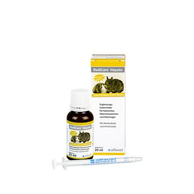 RodiCare Hepato - 20ml Flacon en verre avec seringues doseuses - MyStetho Veterinary