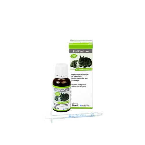 RodiCare uro - 20ml Flacon en verre avec seringues doseuses - MyStetho Veterinary