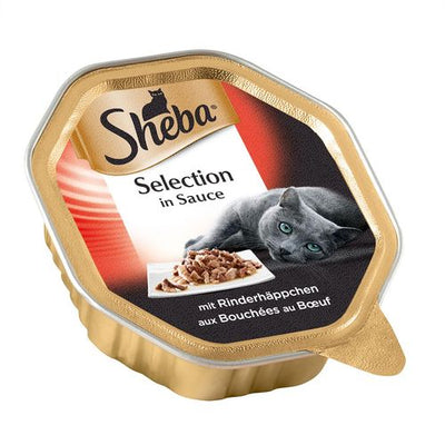 Sheba Selection en sauce en-cas de boeuf, barquette 85g - MyStetho Veterinary