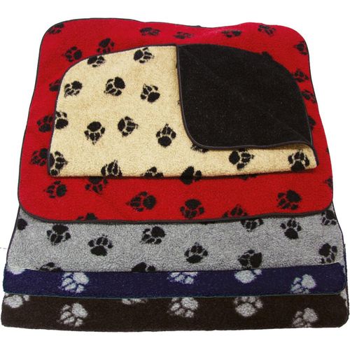 Sherpa Fleece couverture noir / pattes gris 63 x 76 cm - MyStetho Veterinary