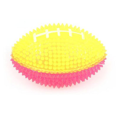 Swisspet Ballon de rugby lumineux, rose-jaune - MyStetho Veterinary