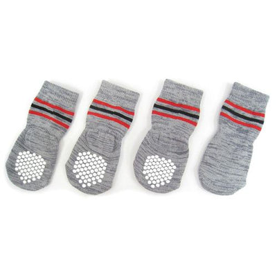 Swisspet chaussettes pour chiens avec antiglisse, Grey-Step - MyStetho Veterinary