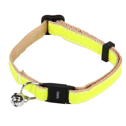 Swisspet collier pour chats ReflectLine, jaune - MyStetho Veterinary