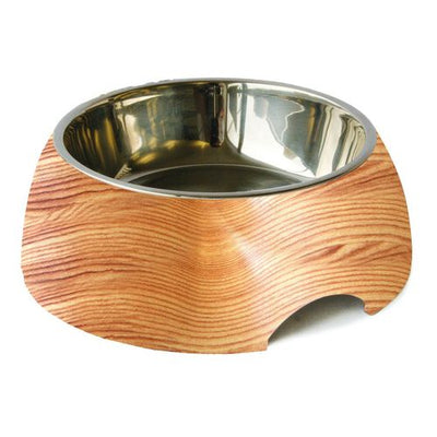 Swisspet Ecuelle en mélamine motif bois, M: 350ml - MyStetho Veterinary