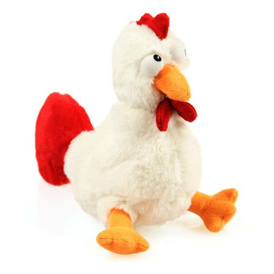 Swisspet Poule en peluche, blanche, 29x16x8cm - MyStetho Veterinary