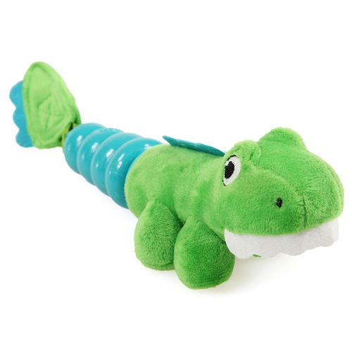 Swisspet Rubby crocodile, vert/bleu 8.5x7x28cm - MyStetho Veterinary
