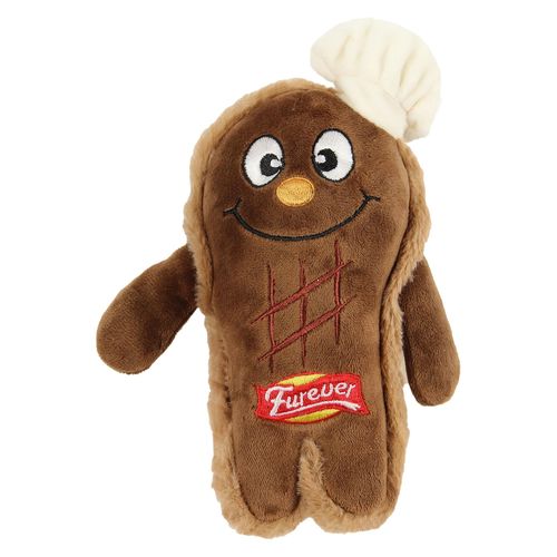 Swisspet Steak en peluche, brun, 9x6x18cm - MyStetho Veterinary