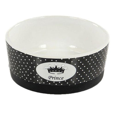 Trendline Ecuelle en céramique Prince, 350ml, noire - MyStetho Veterinary